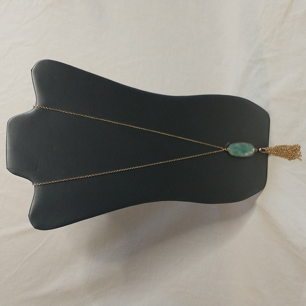 💍 No. 3 Mint Opal Long Necklace